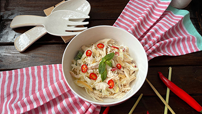 Fresh Herbs Poached Chicken Salad