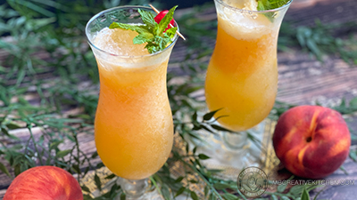 Refreshing Fresh Peach Daiquiri