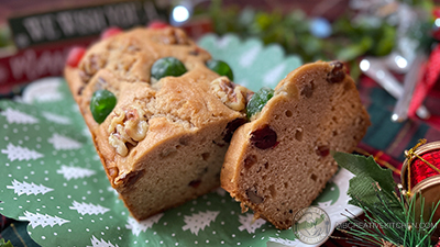 White Claw Hard Seltzer Christmas Fruit Loaf