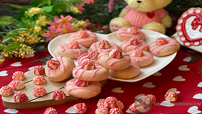 Pink Dragon Fruit Shortbread
